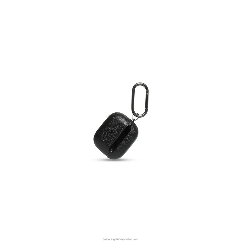 siyah DBJ0F1476 erkekler nakit sert earpods kılıf Balenciaga