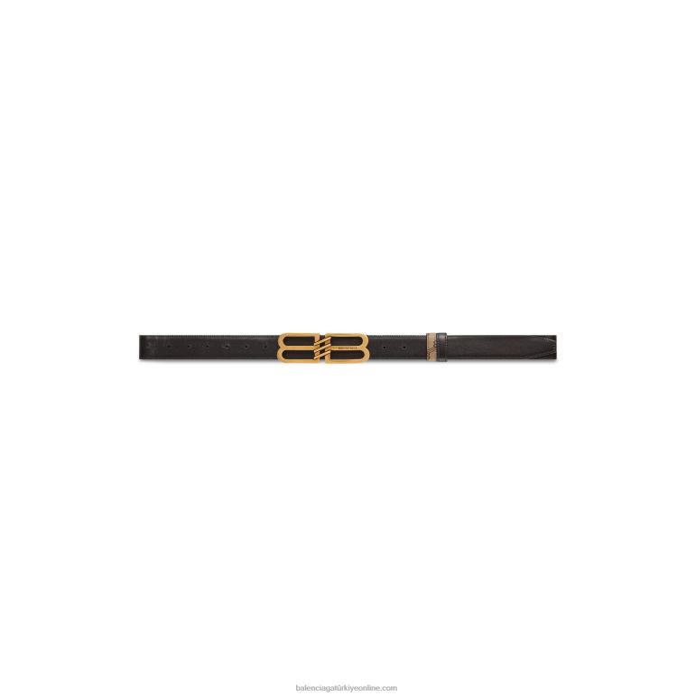 bej DBJ0F1454 erkekler geri dönüşümlü bb tuğralı kemer Balenciaga