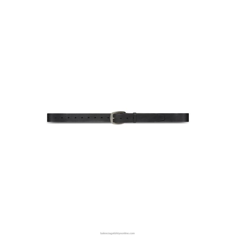 siyah DBJ0F1458 erkekler sağduyulu kemer Balenciaga
