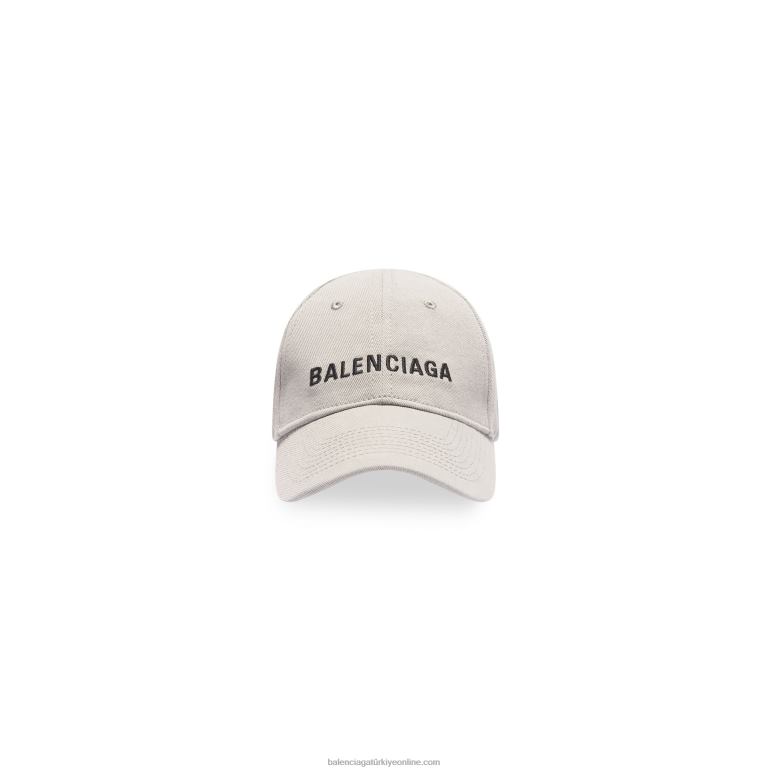 kurşun/siyah DBJ0F814 erkekler logosu kap Balenciaga