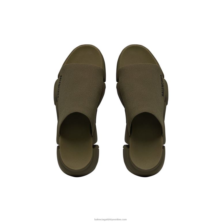 kahverengi DBJ0F1258 erkekler speed 2.0 geri dönüştürülmüş örgü terlik Balenciaga