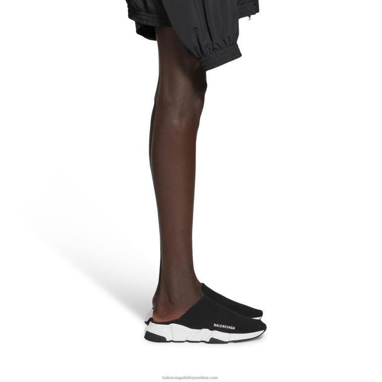 siyah DBJ0F1247 erkekler hızlı geri dönüşümlü örgü katır Balenciaga
