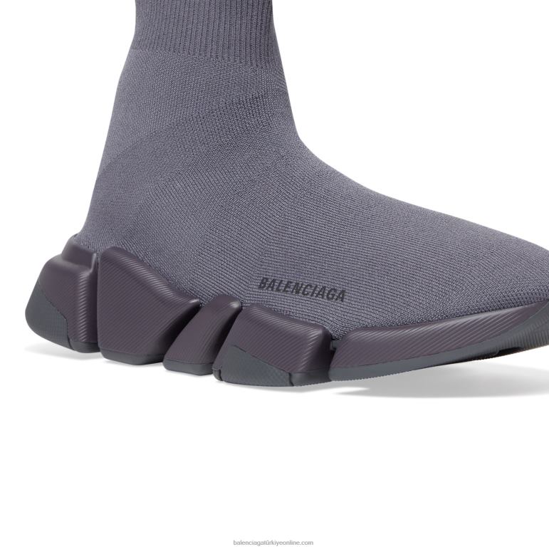 antrasit DBJ0F1166 erkekler speed 2.0 geri dönüştürülmüş örgü spor ayakkabı Balenciaga