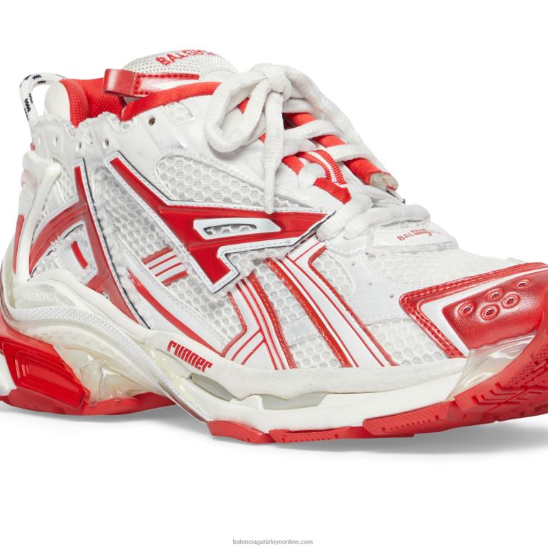 beyaz DBJ0F1172 erkekler koşucu spor ayakkabı Balenciaga