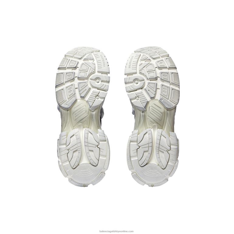 beyaz DBJ0F1174 erkek koşucu grafiti spor ayakkabı Balenciaga
