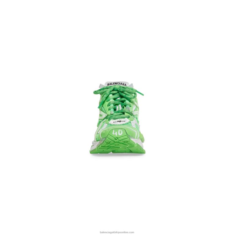 grip yeşili DBJ0F1202 erkekler koşucu spor ayakkabı Balenciaga