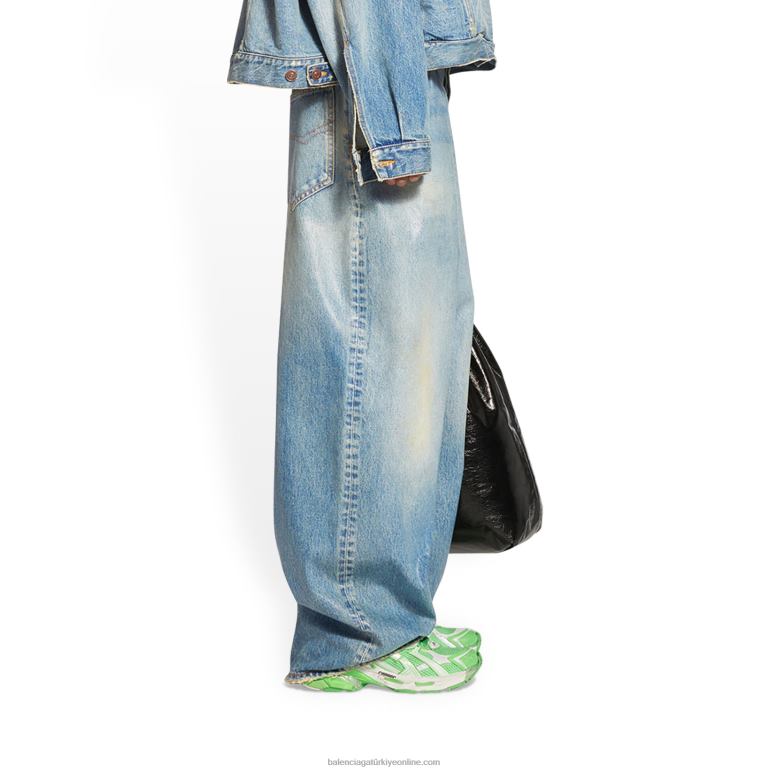 grip yeşili DBJ0F1202 erkekler koşucu spor ayakkabı Balenciaga