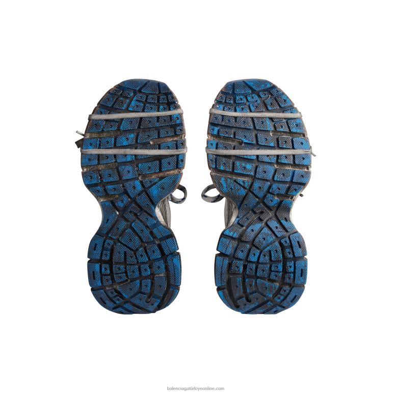 koyu gri DBJ0F1242 erkek 3xl spor ayakkabı yıpranmış Balenciaga