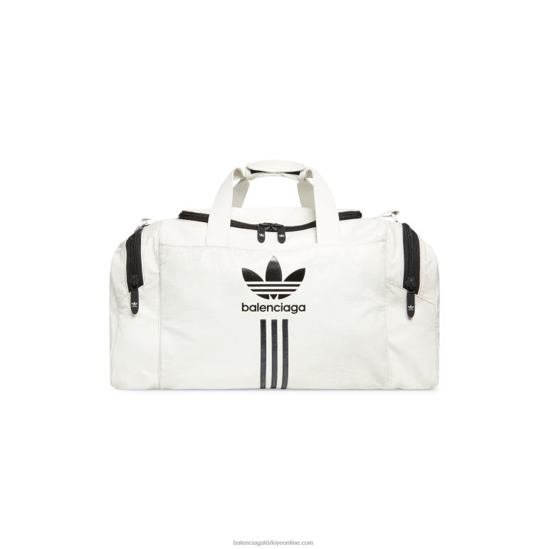 beyaz DBJ0F1279 adidas erkek spor çantası Balenciaga