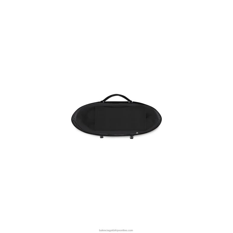 siyah DBJ0F1315 erkekler imza büyük doğu-batı alışveriş çantası bb tuğrası kaplı kanvas Balenciaga