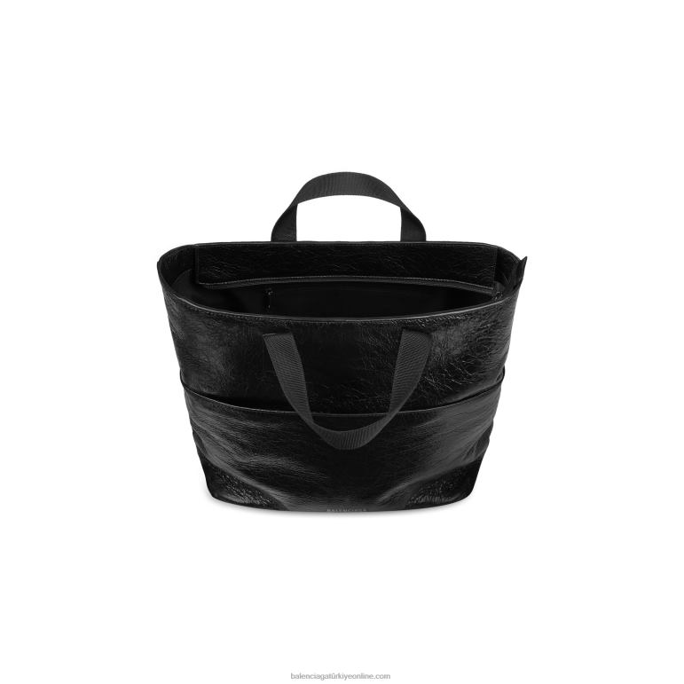 siyah DBJ0F1336 askılı erkek kaşif tote çanta Balenciaga