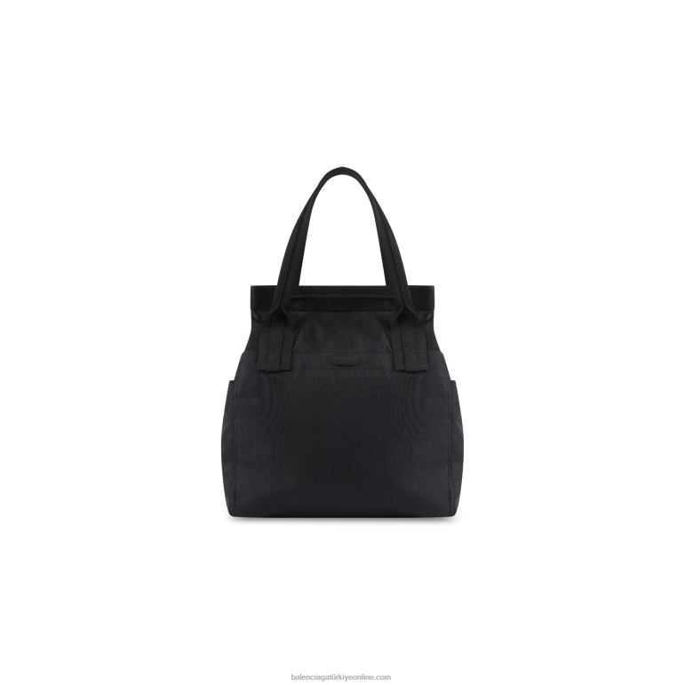 siyah DBJ0F1339 erkekler ordu orta tote çanta Balenciaga