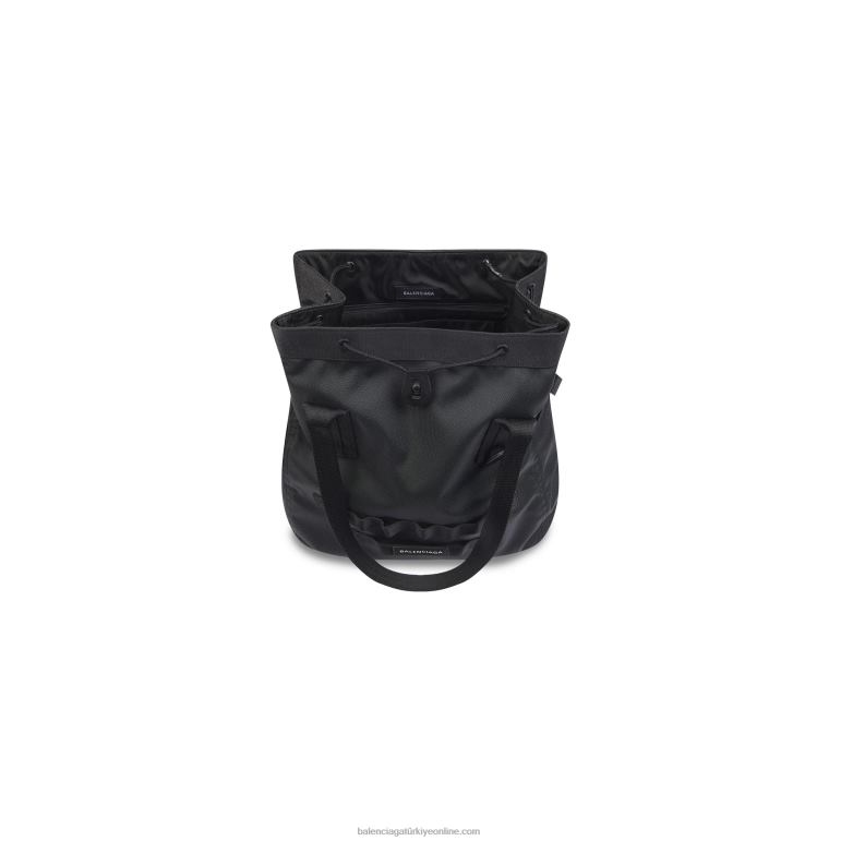 siyah DBJ0F1339 erkekler ordu orta tote çanta Balenciaga
