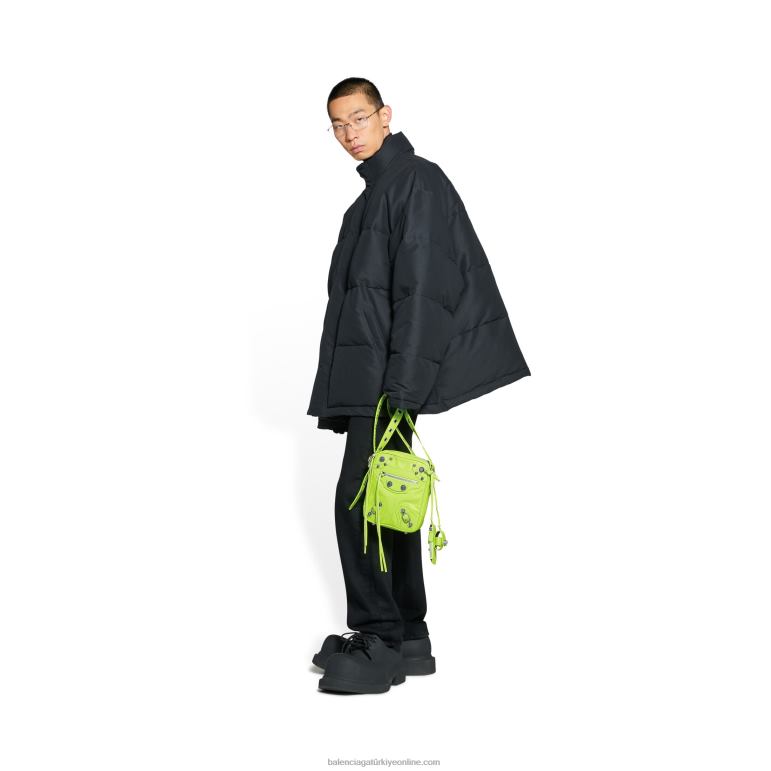 grip sarısı DBJ0F1287 erkekler le cagole çapraz askılı çanta Balenciaga