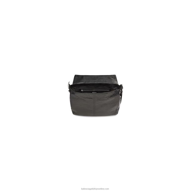 siyah DBJ0F1285 erkekler le cagole orta askılı çanta Balenciaga