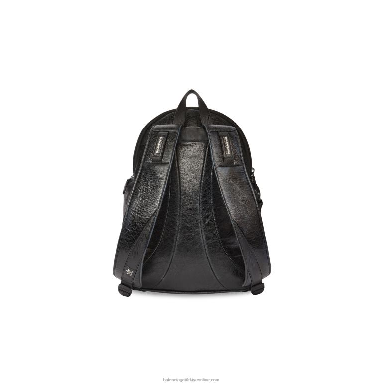 siyah DBJ0F1273 erkek adidas büyük sırt çantası Balenciaga