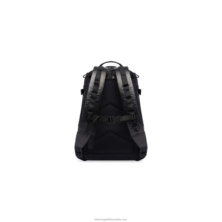 siyah DBJ0F1319 erkekler ordu küçük sırt çantası Balenciaga