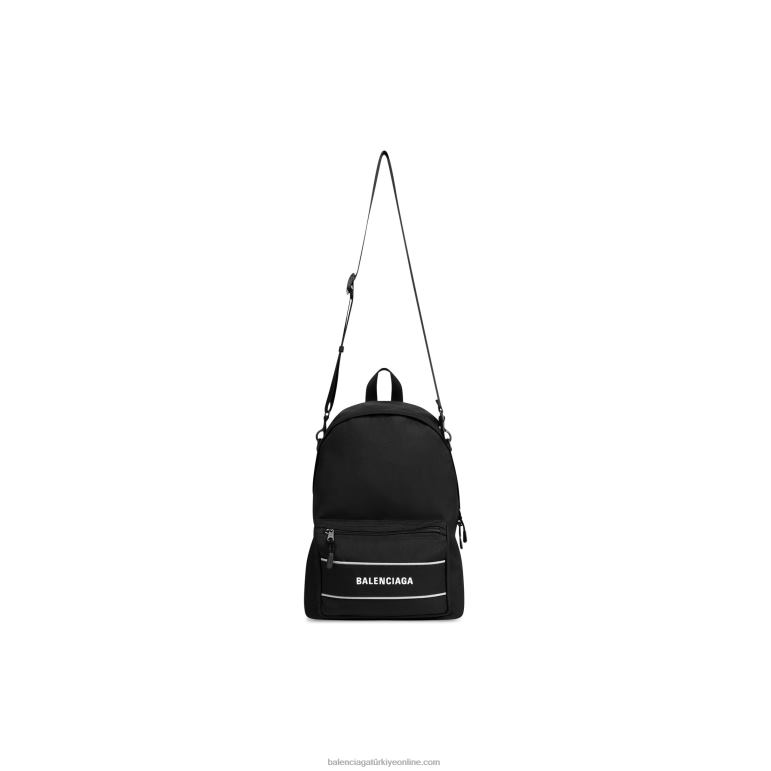siyah beyaz DBJ0F1349 erkekler spor crossbody sırt çantası Balenciaga
