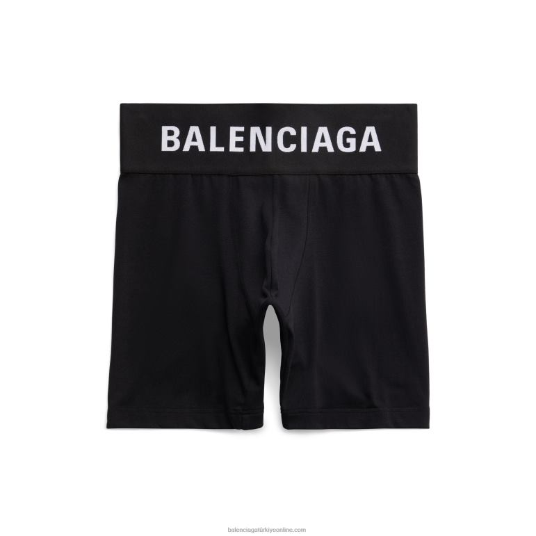 siyah DBJ0F1010 erkekler yarı yolda boxer külot Balenciaga