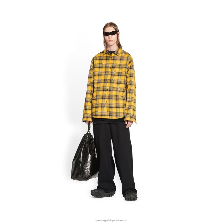 sarı DBJ0F1128 erkekler geri dönüşümlü gömlek Balenciaga