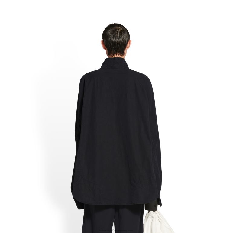 siyah DBJ0F1141 erkekler 3b spor ikonu eşofman gömlek Balenciaga