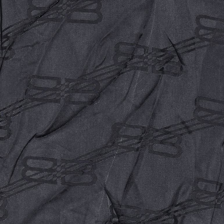 siyah DBJ0F988 erkekler bb tuğrası minimal gömlek Balenciaga