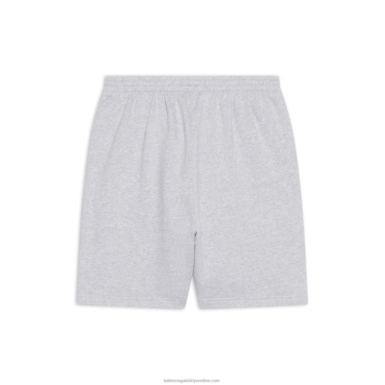 gri DBJ0F977 erkekler siyasi kampanya eşofman şortları Balenciaga