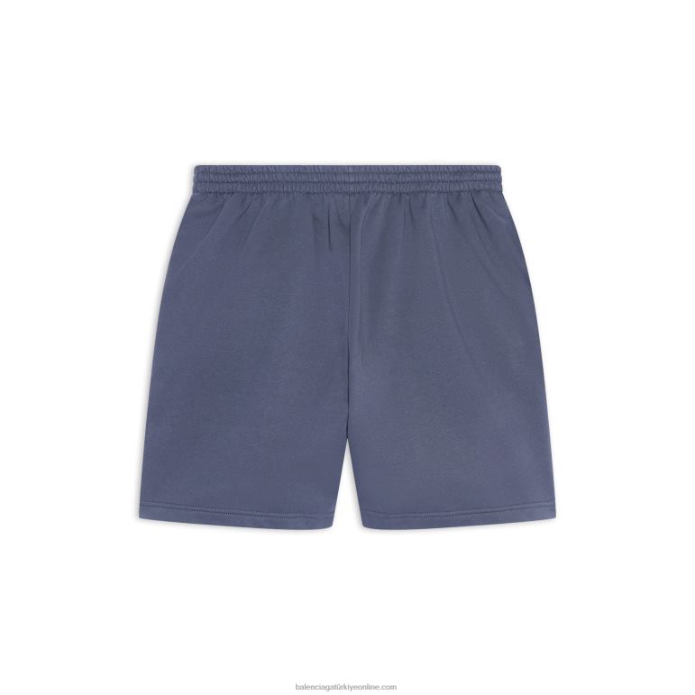 gri DBJ0F982 erkekler siyasi kampanya eşofman şortları Balenciaga