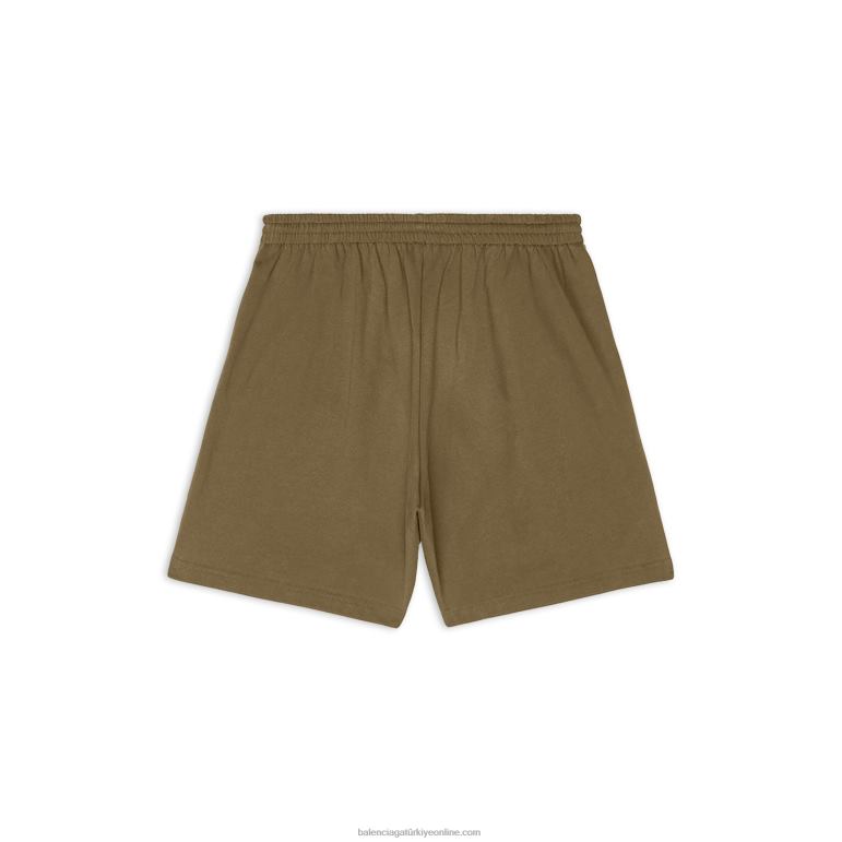 kaki DBJ0F981 kadın siyasi kampanya eşofman şortu Balenciaga