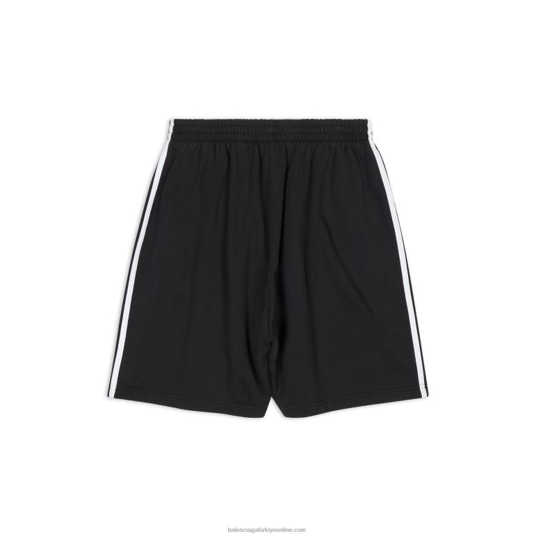 siyah DBJ0F1078 erkek adidas büyük şort Balenciaga