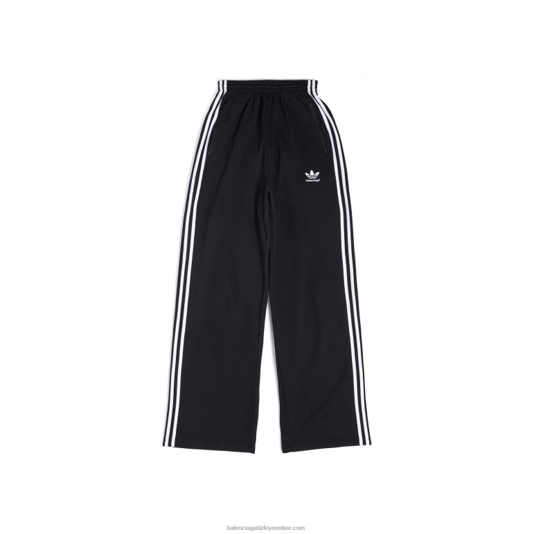 siyah DBJ0F1086 erkek adidas bol eşofman altı küçük kesim Balenciaga