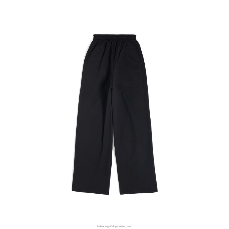 siyah DBJ0F1086 erkek adidas bol eşofman altı küçük kesim Balenciaga