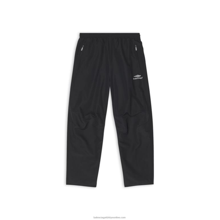 siyah DBJ0F972 erkekler 3b spor ikonu küçük kalıp eşofman pantolon Balenciaga