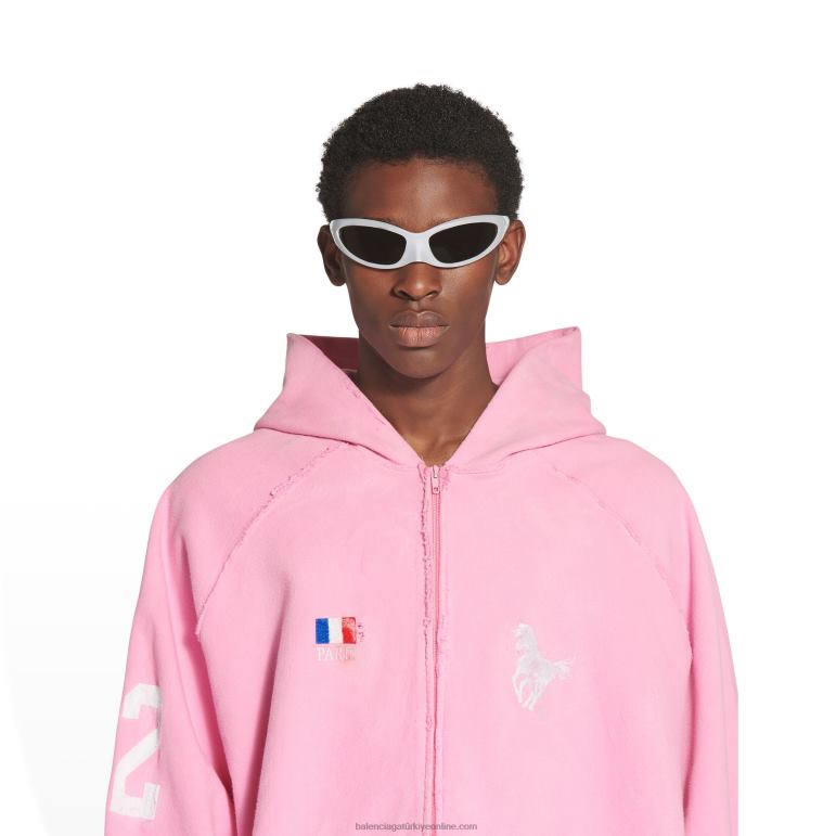 gümüş DBJ0F718 kadın cilt kedi güneş gözlüğü Balenciaga