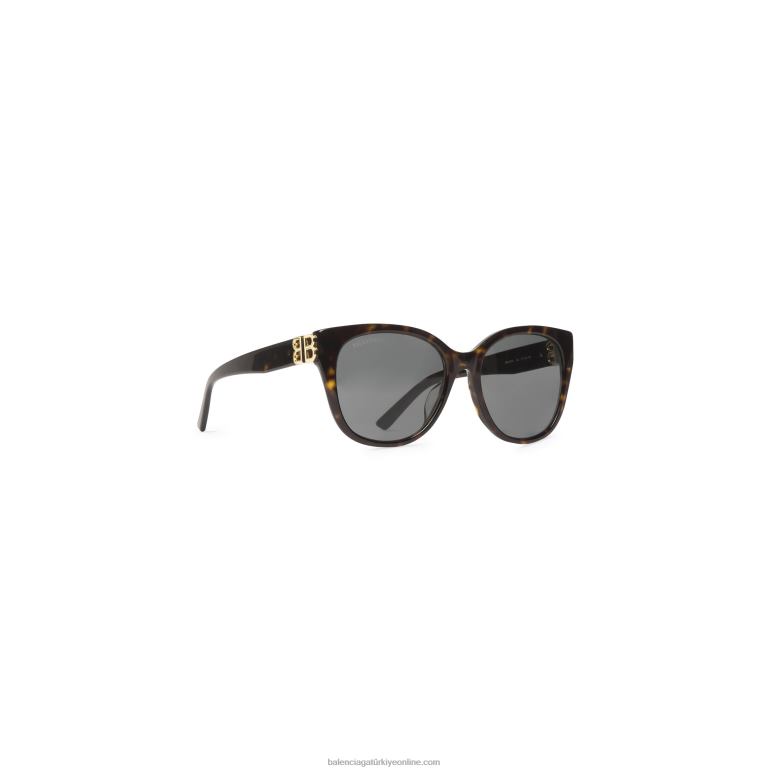 karanlık havana DBJ0F744 kadın hanedanı kedi güneş gözlüğü Balenciaga
