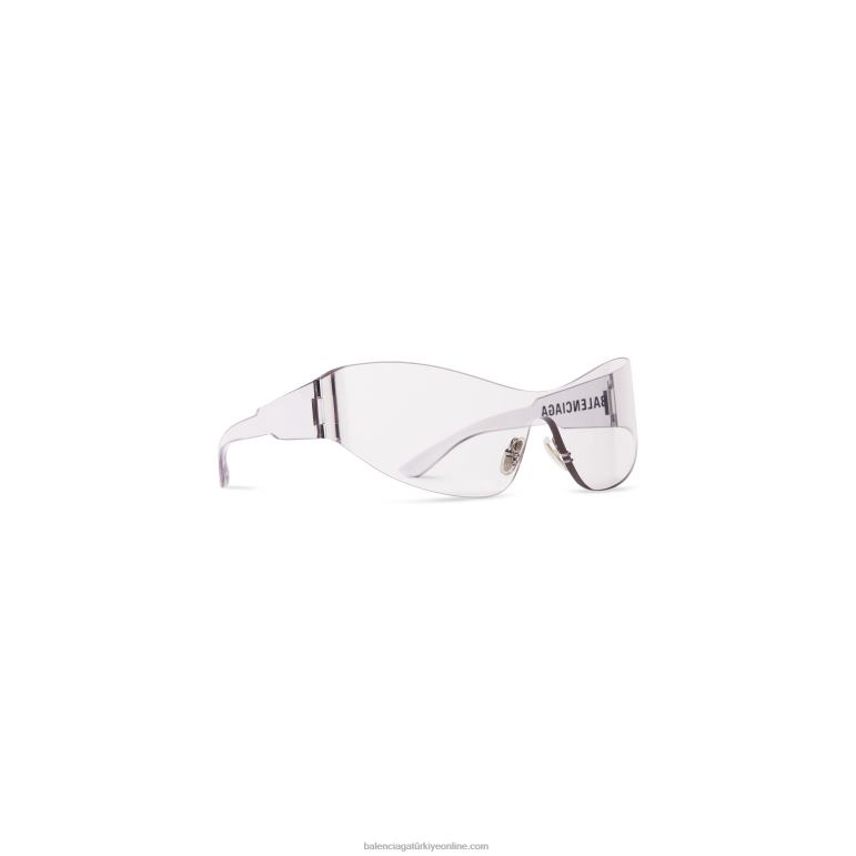 kristal DBJ0F695 kadın mono kedi 2.0 güneş gözlüğü Balenciaga