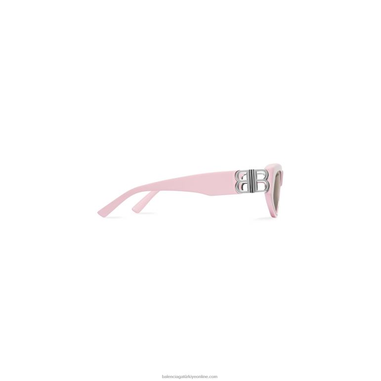 pembe DBJ0F729 kadın hanedanı d-çerçeve güneş gözlüğü Balenciaga