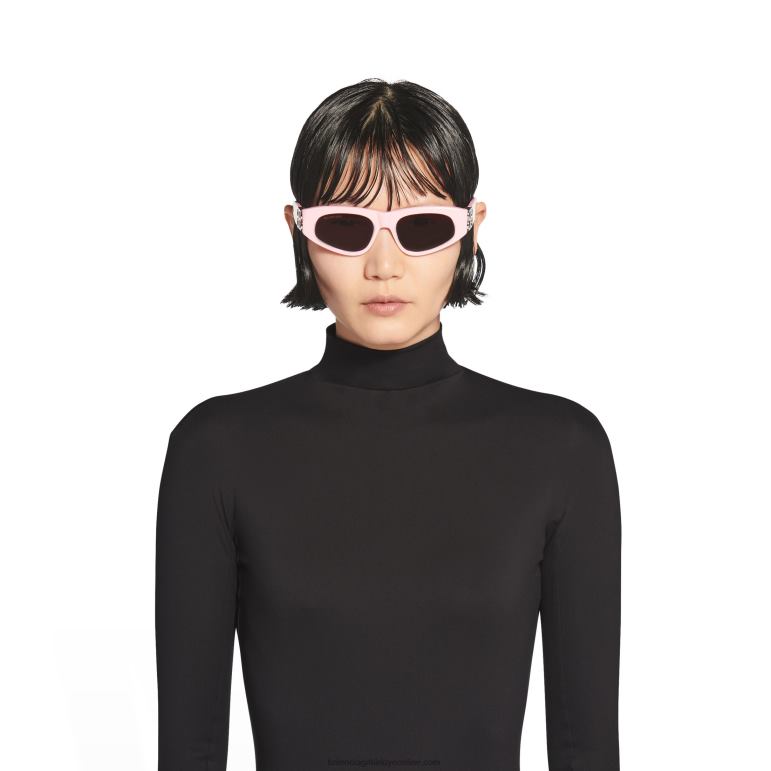 pembe DBJ0F729 kadın hanedanı d-çerçeve güneş gözlüğü Balenciaga