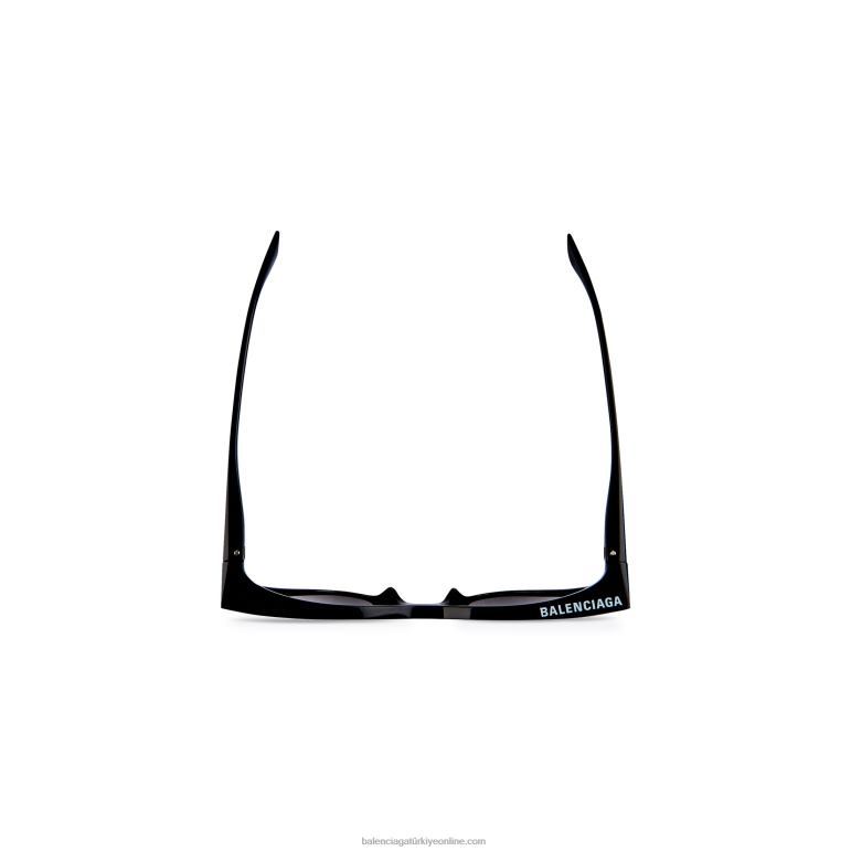 siyah DBJ0F861 kadın jant kedi güneş gözlüğü Balenciaga