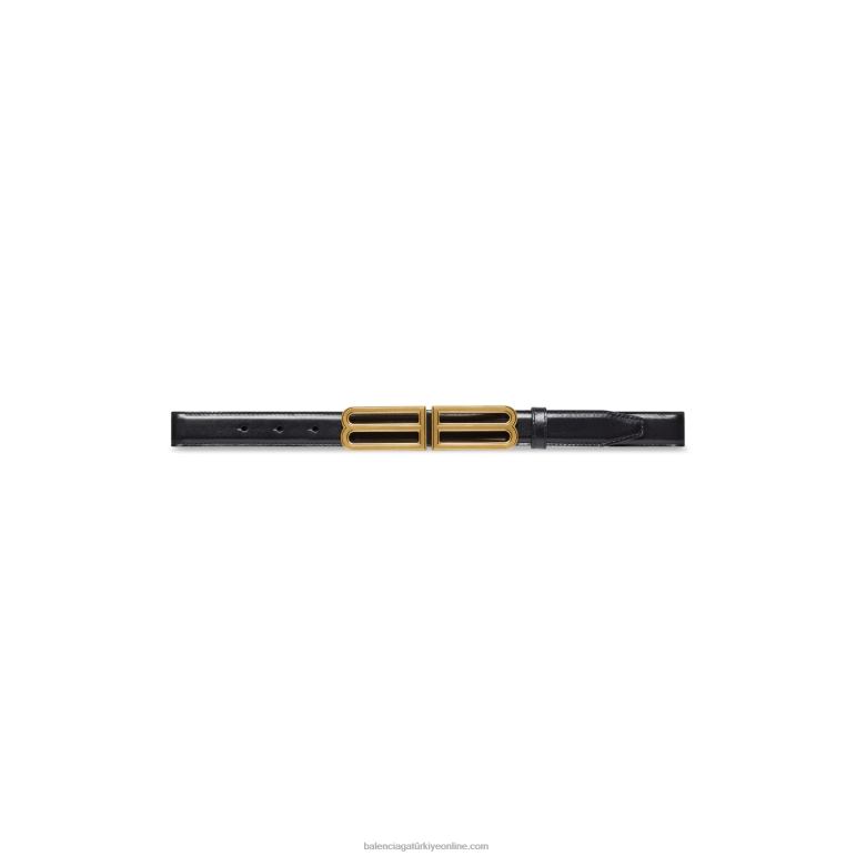 siyah DBJ0F819 kadın bb streç kemer Balenciaga