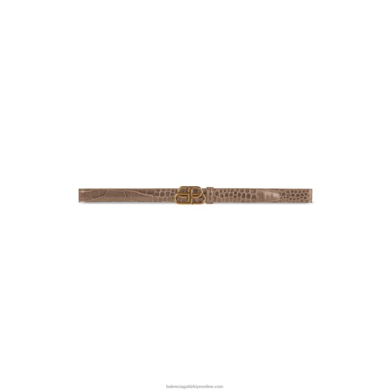vizon DBJ0F772 kadın bb ince kemer Balenciaga