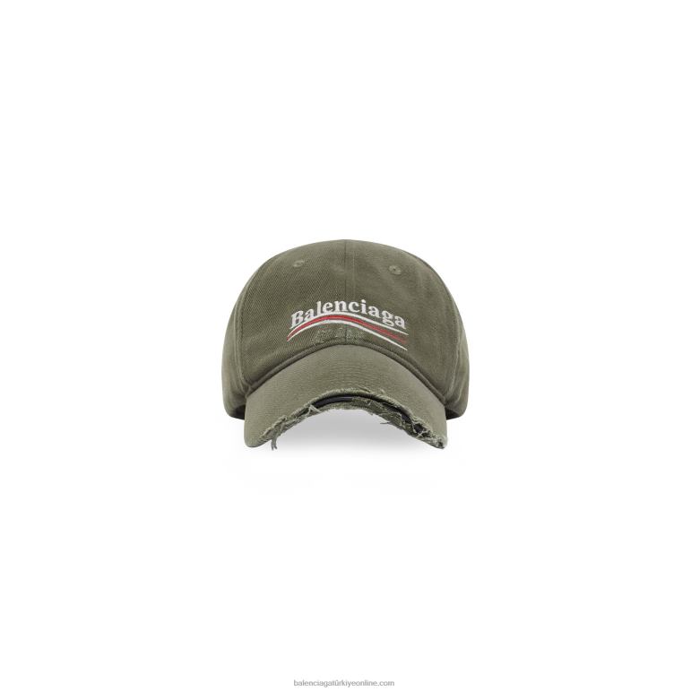 kaki DBJ0F777 kadınların siyasi kampanyası şapkayı yok etti Balenciaga