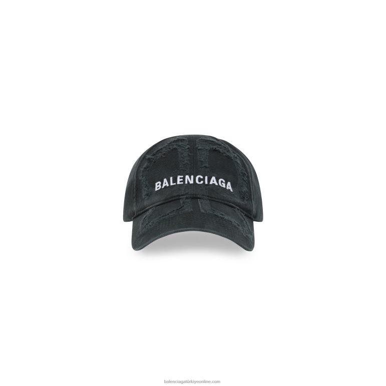 siyah DBJ0F805 kadın bb lazer şapka yok Balenciaga