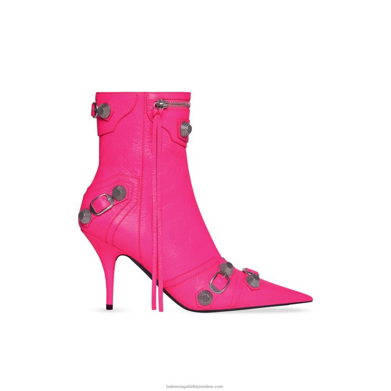 flu pembe DBJ0F128 kadın cagole 90 mm patik Balenciaga