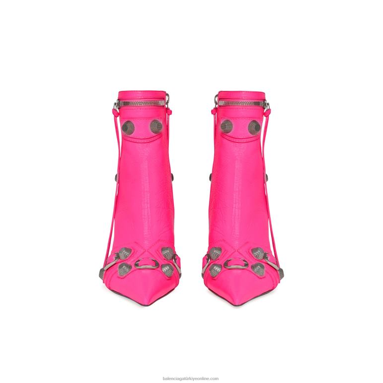 flu pembe DBJ0F128 kadın cagole 90 mm patik Balenciaga