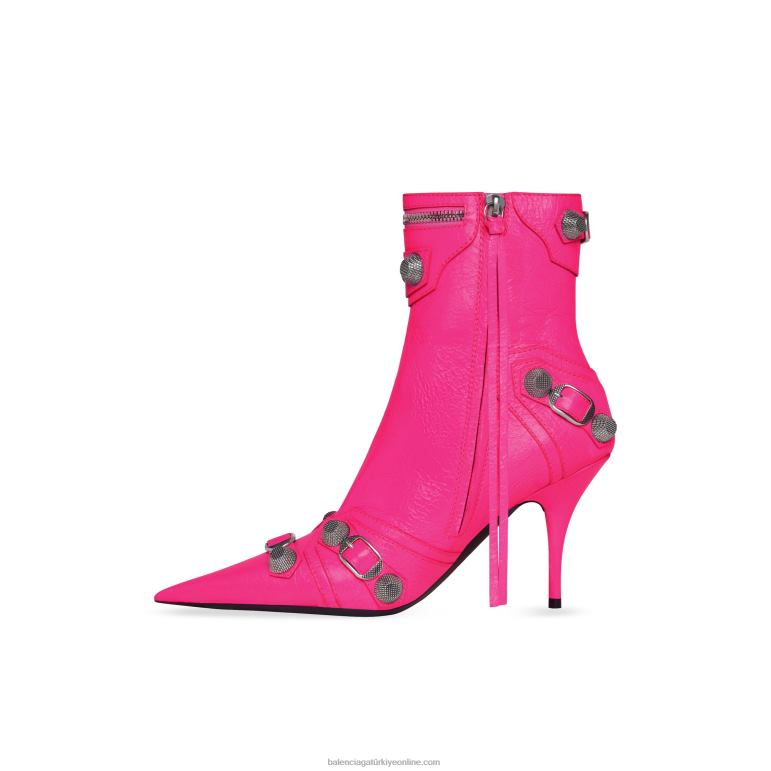 flu pembe DBJ0F128 kadın cagole 90 mm patik Balenciaga