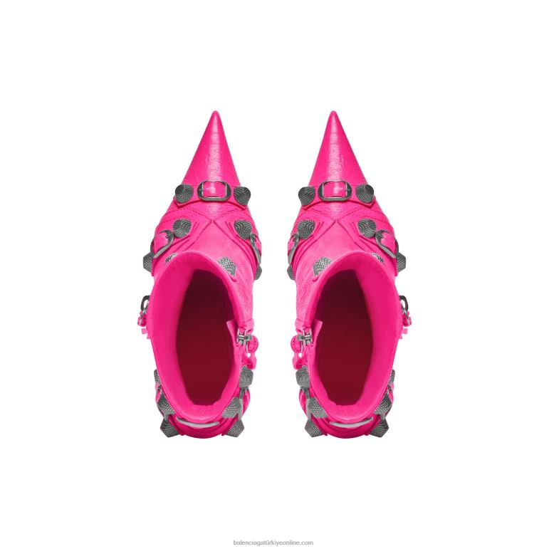 flu pembe DBJ0F128 kadın cagole 90 mm patik Balenciaga