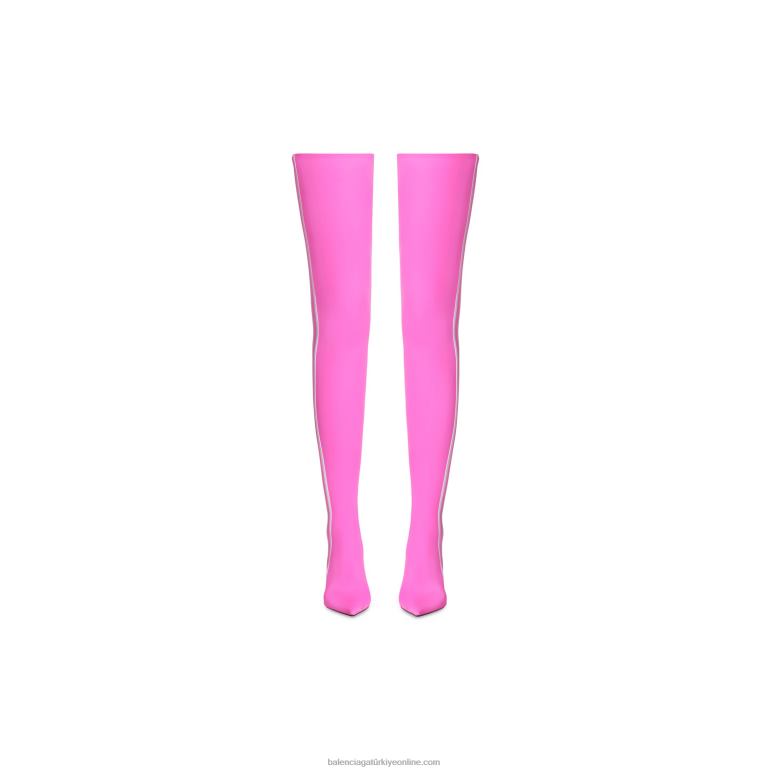 neon pembe DBJ0F187 kadın adidas bıçak 110mm diz üstü çizme Balenciaga