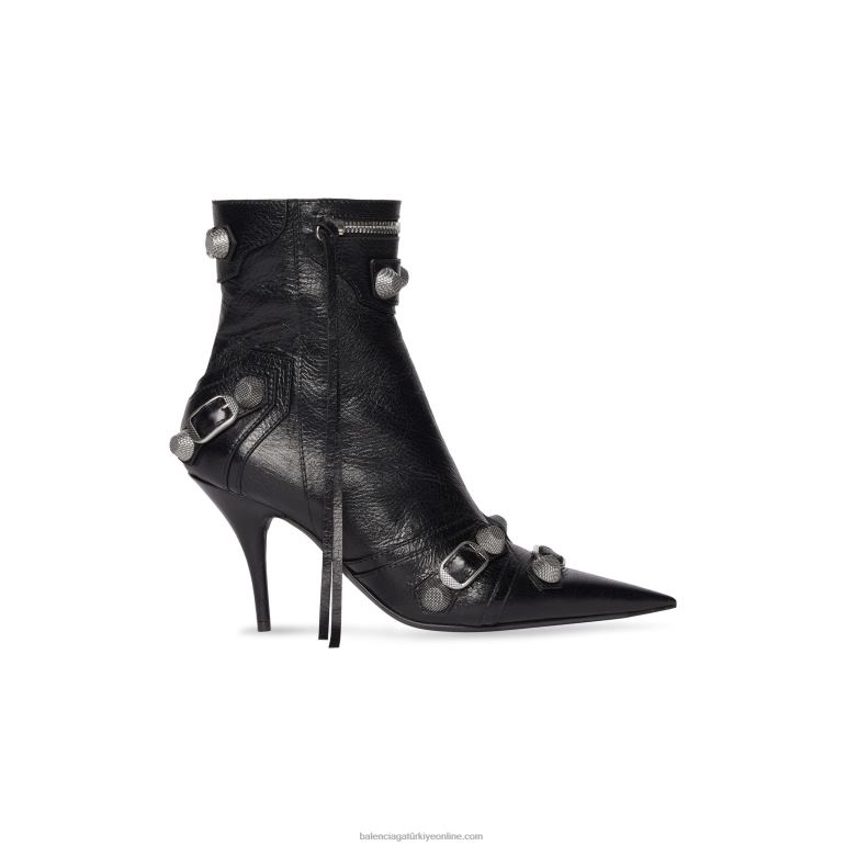 siyah DBJ0F129 kadın cagole 90 mm patik Balenciaga