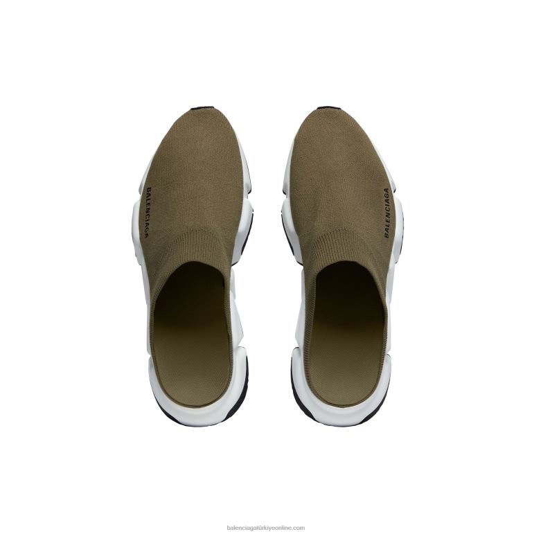 Koyu bej DBJ0F117 kadın hızlı geri dönüşümlü örgü katır Balenciaga